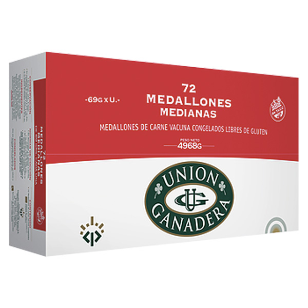 72 MEDALLONES UNION GANADERA 69 GRAMOS