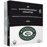 40 HAMBURGUESAS UNION GANADERA DE 110 GRAMOS