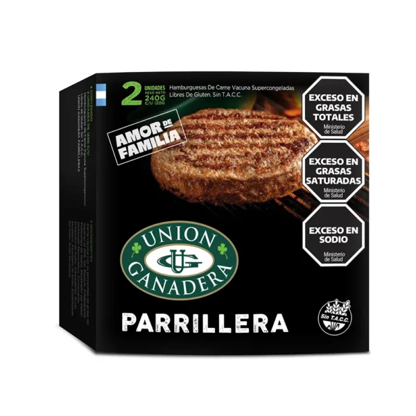 2 HAMBURGUESA UNION GANADERA PARRILLERAS 120G