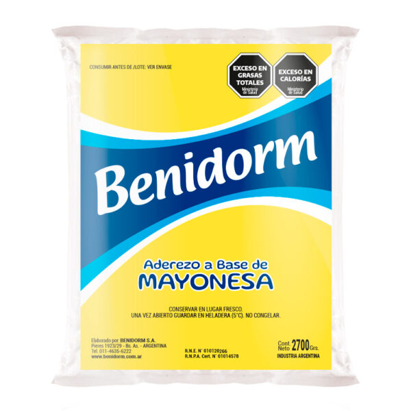 MAYONESA 2.9 KILOS BENIDORM