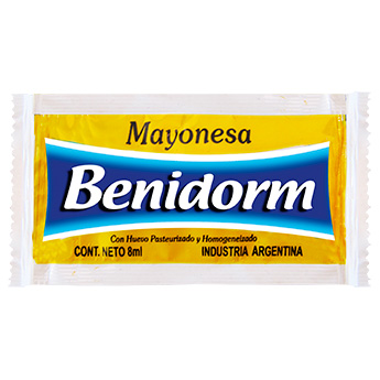 MAYONESA BENIDORM 200 UNIDADES 8 GRAMOS