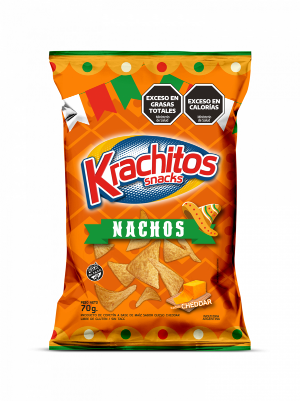 NACHOS SABOR CHEDDAR X 70 GRS. 24 UNIDADES POR BULTO