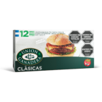 1 CAJA DE HAMBURGUESA UNION GANADERA X 12 UNIDADES